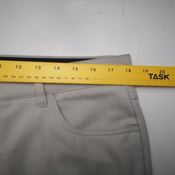 Daniel Hechter Men's Size 34/32 Light Grey Straight Legs Flat Front Pants - Picture 11 of 14